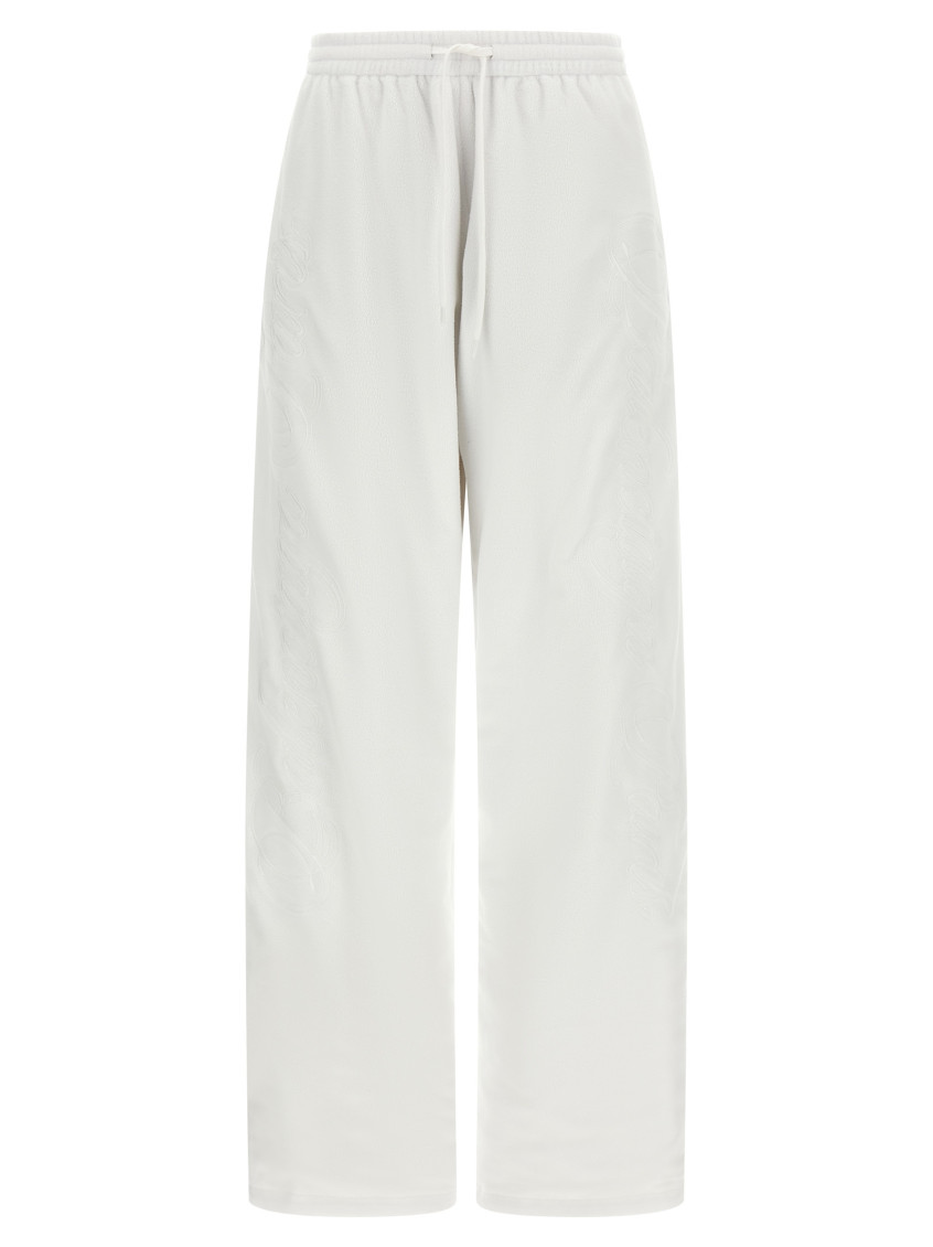 Balenciaga - cursive reversible trousers wide leg design