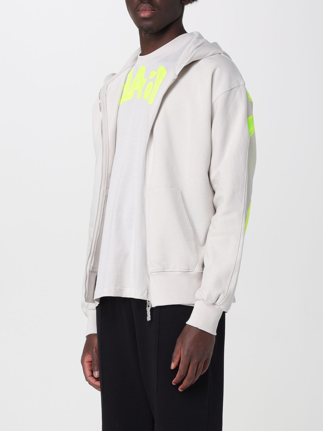 Sweatshirt Men color Grey