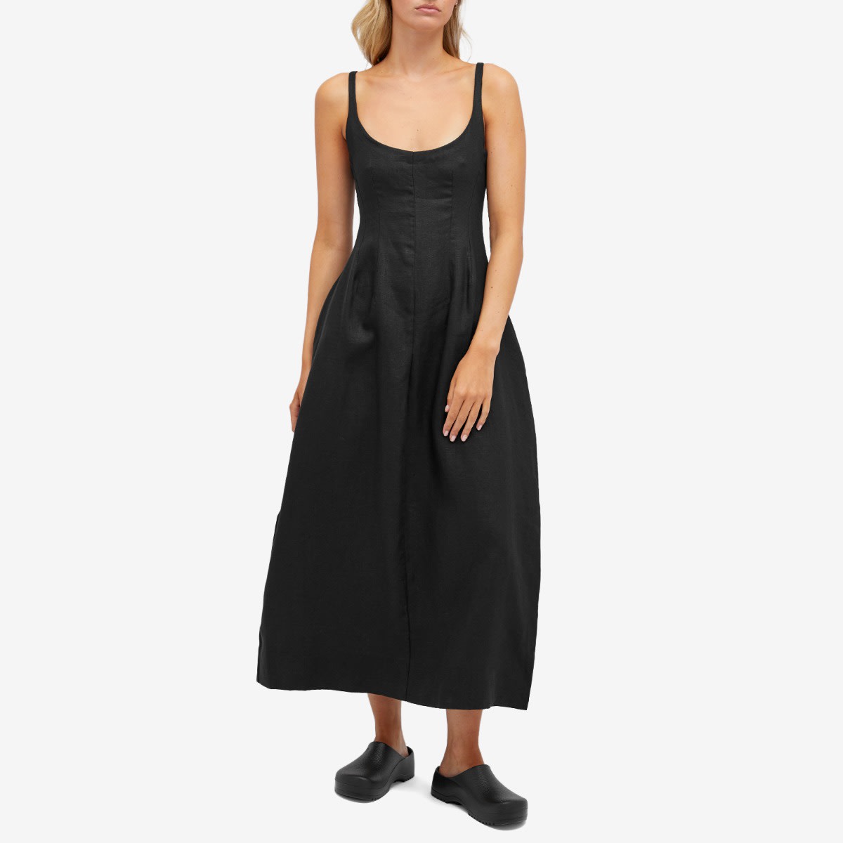 Women's Sanne Midi Dress in Black
