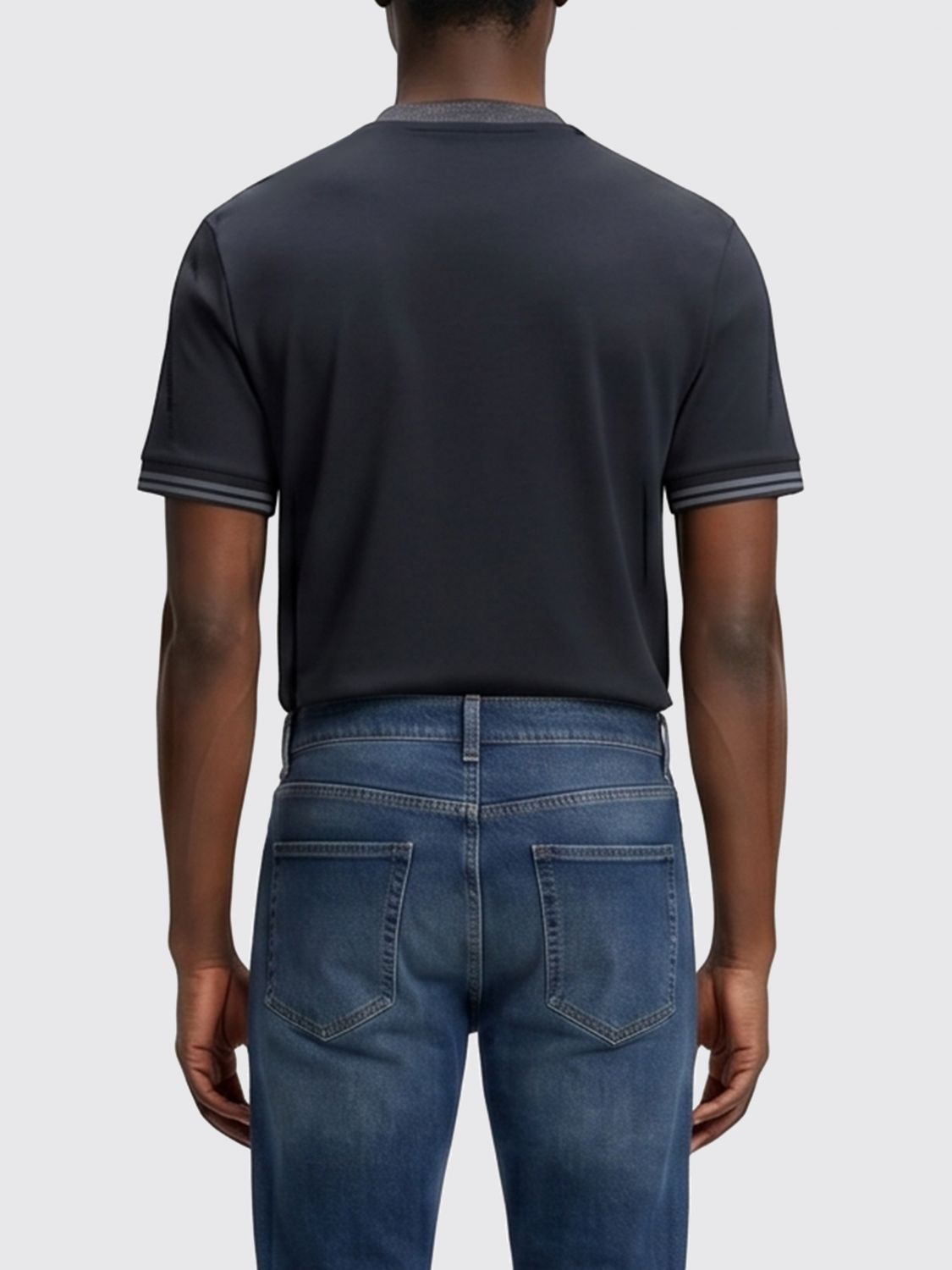 Polo Shirt Men color Blue