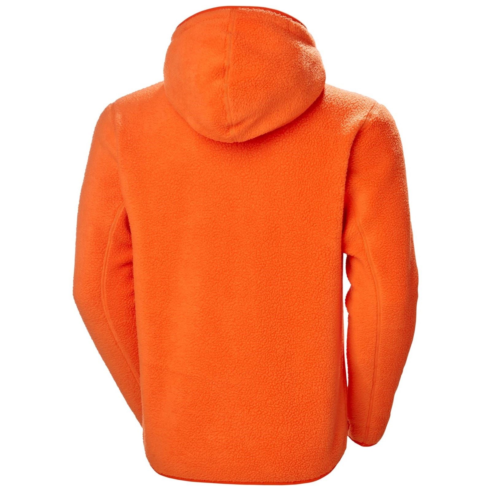 Helly Hansen Workwear Heritage Pile Hoodie Men's Orange Fleece Jacket