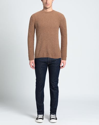 Man Sweater Sand Size L Polyester