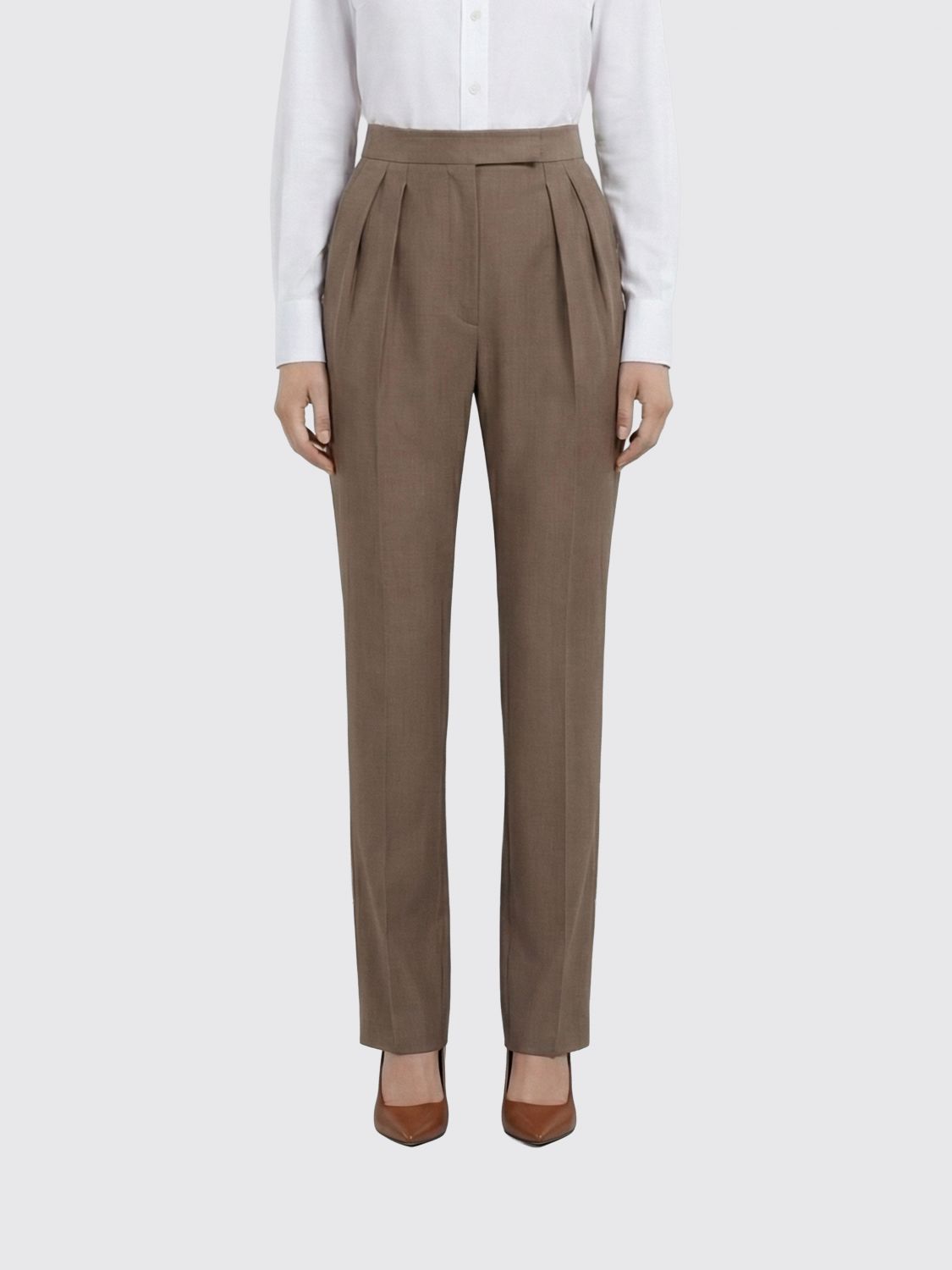 Pants Woman color Hazel