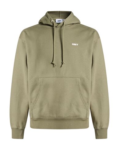 Man Sweatshirt Military green Size S Cotton, Polyester