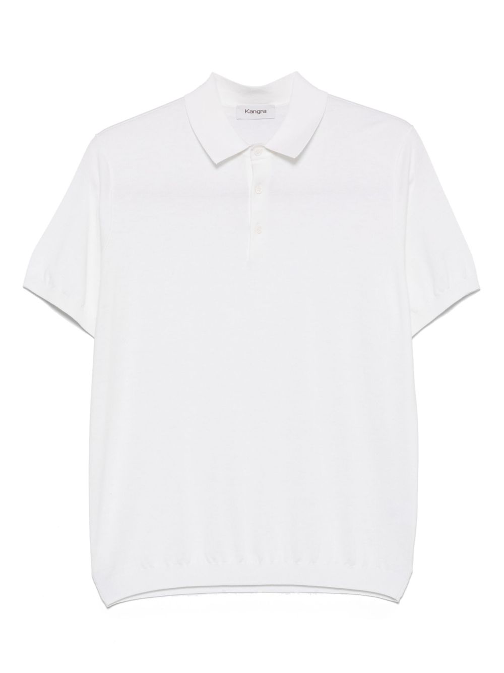 Kangra fine-ribbed polo shirt - Blue