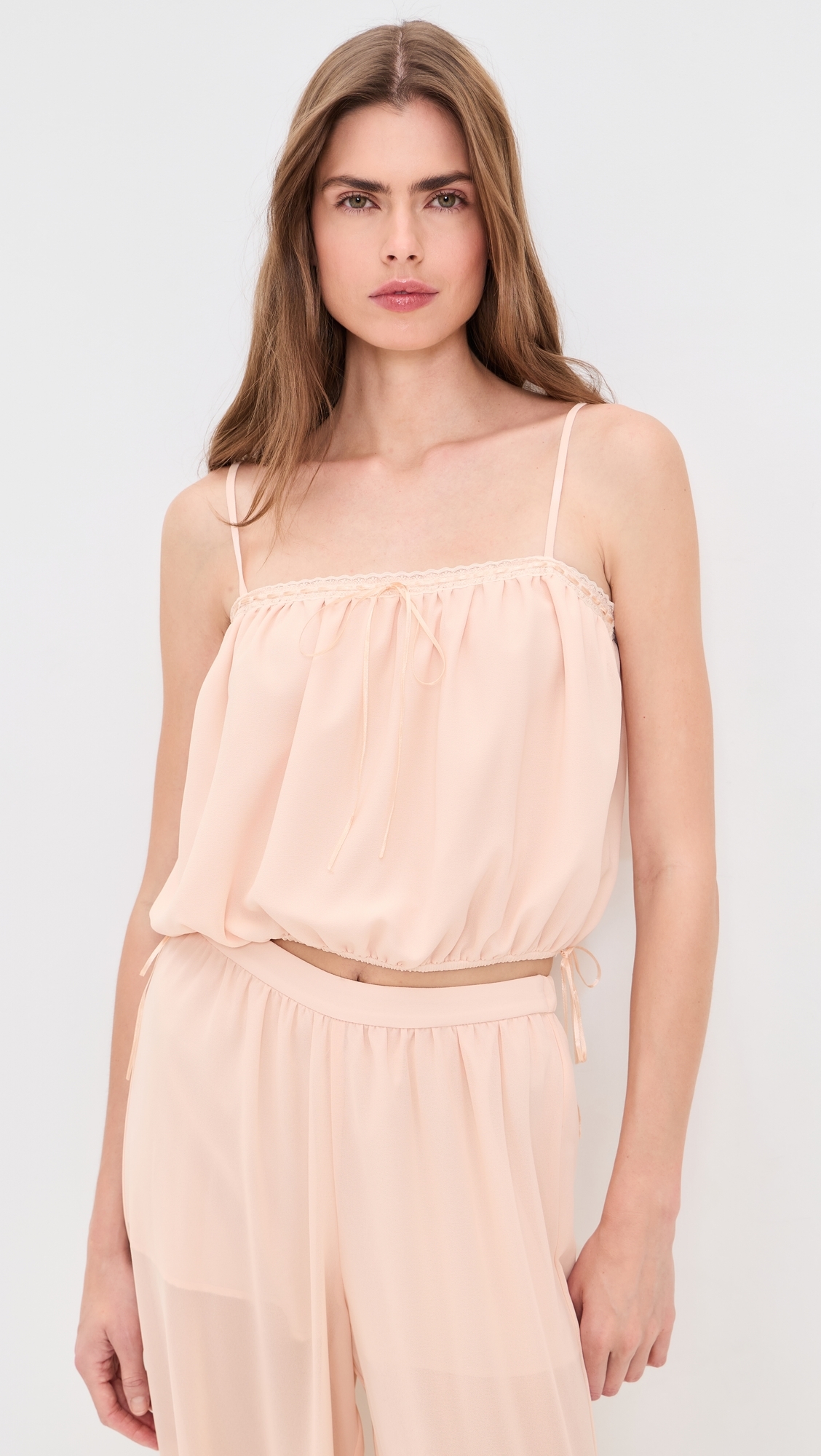 Jasmine Cami Top Peach
