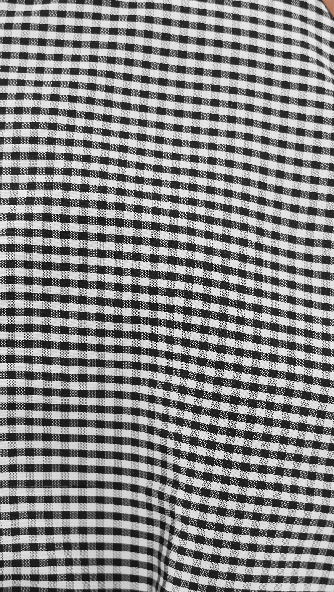 Isla Apron Top Black/White Gingham