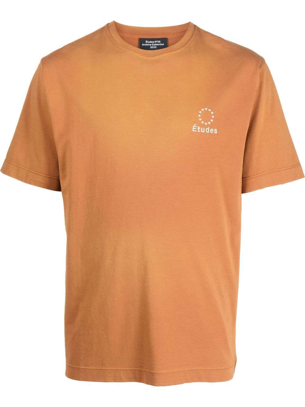 Logo-print short-sleeved T-shirt - Brown