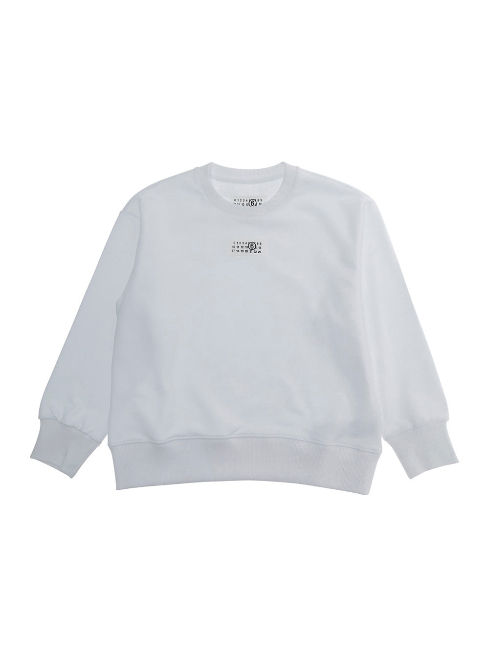 Logo-Embroidered Crewneck Sweatshirt — White
