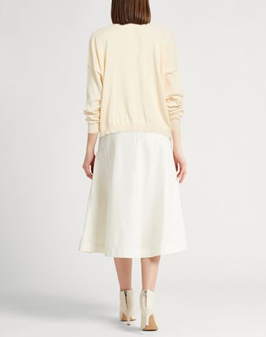 Woman Sweater Ivory Size L Cotton