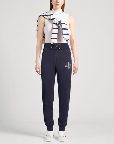 Woman Pants Midnight blue Size XL Cotton, Polyester, Elastane