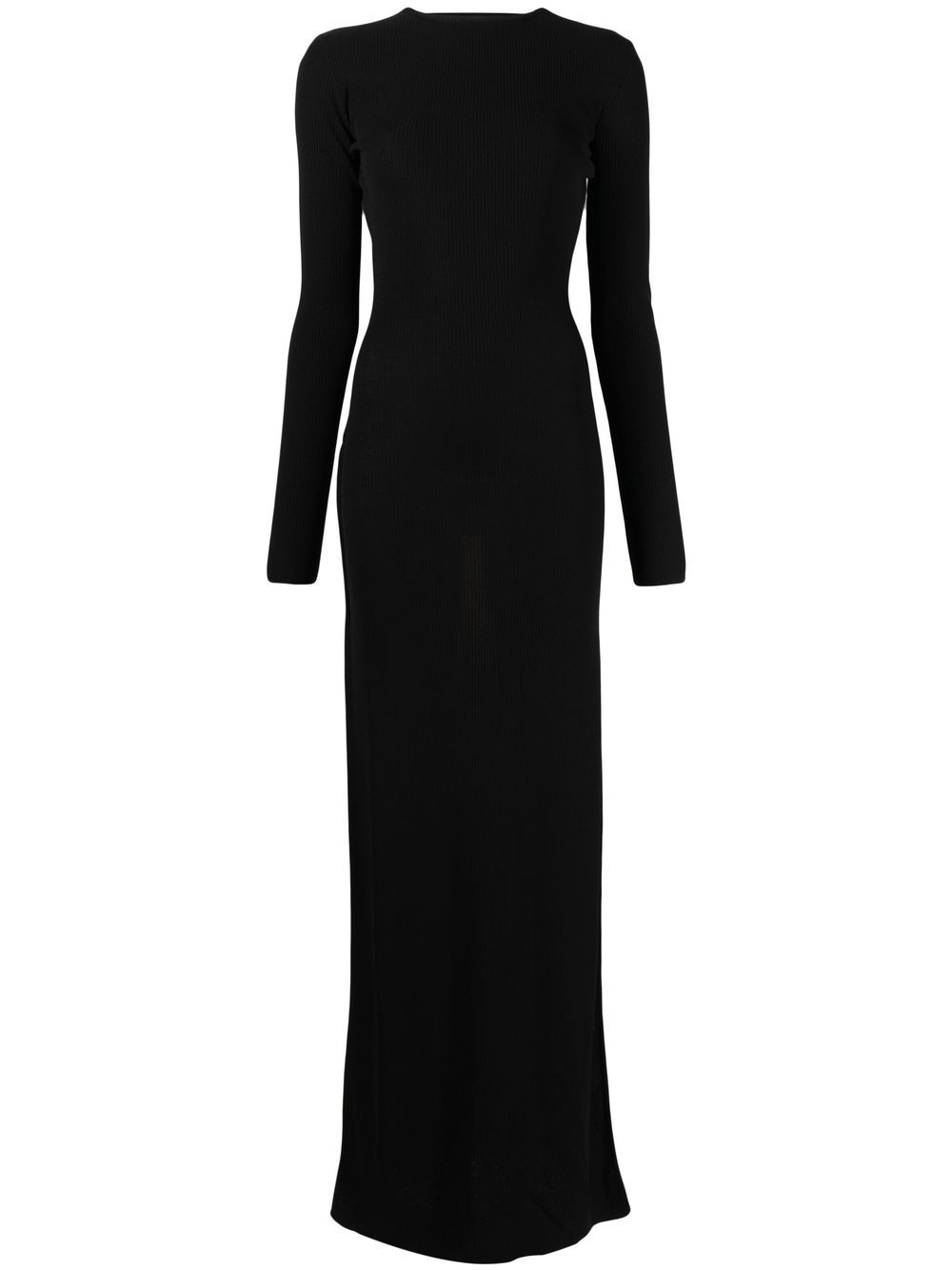Colour-block cut-out maxi dress - Black