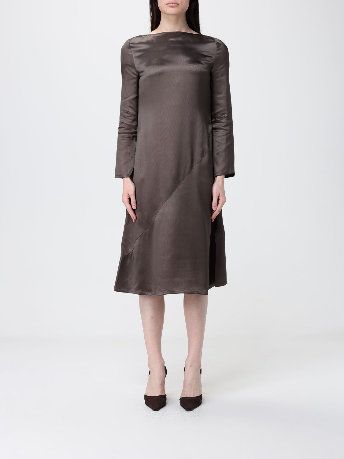 Dress Woman color Cocoa