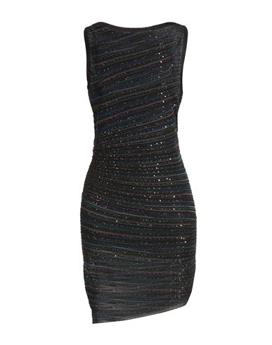 Woman Mini dress Black Size 8 Polyester, Elastane