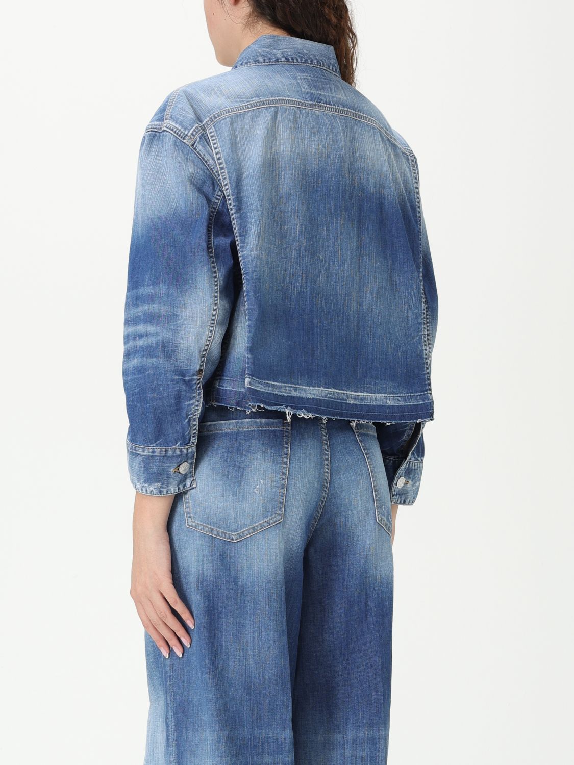 Jacket DSQUARED2 Woman color Denim
