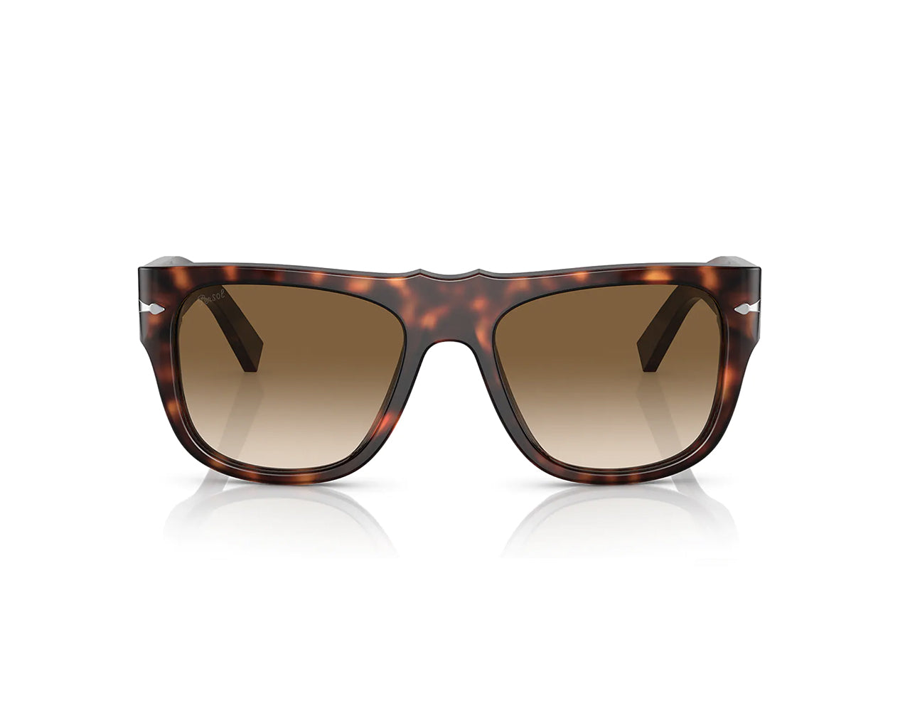 Persol Vrouw PO3295S 24/51 Zonnebrillen Acetaat Havana Bruin Hurken Normaal Gearceerd