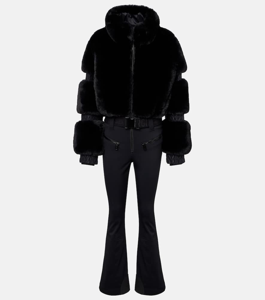 Lieke faux fur-trimmed ski jumpsuit