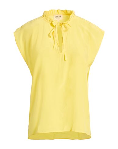 Woman Top Yellow Size M Silk
