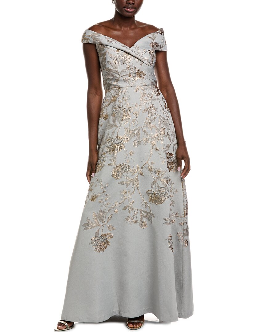 Metallic Jacquard Gown