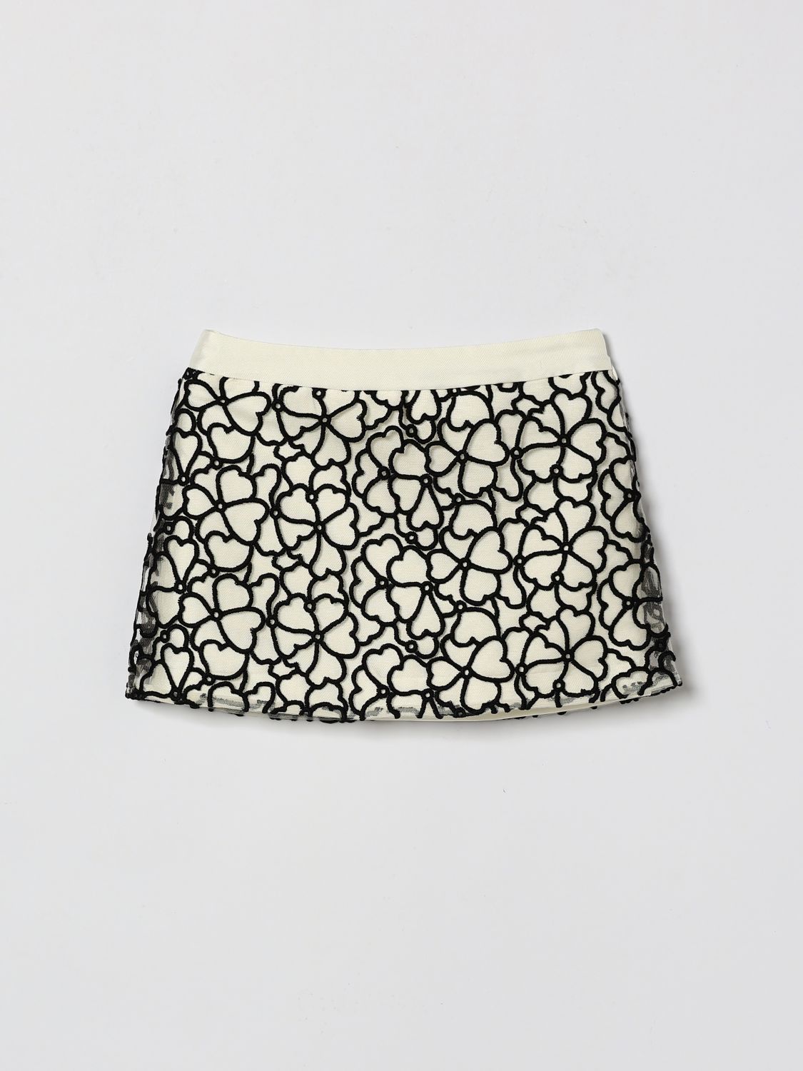 Skirt Kids color White