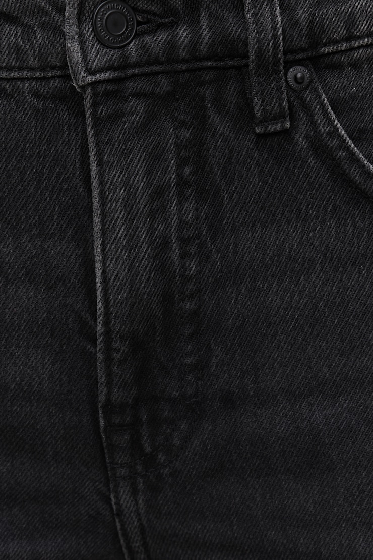 Cara Rigid High Rise Straight Leg Jeans - Black - Women Clothing