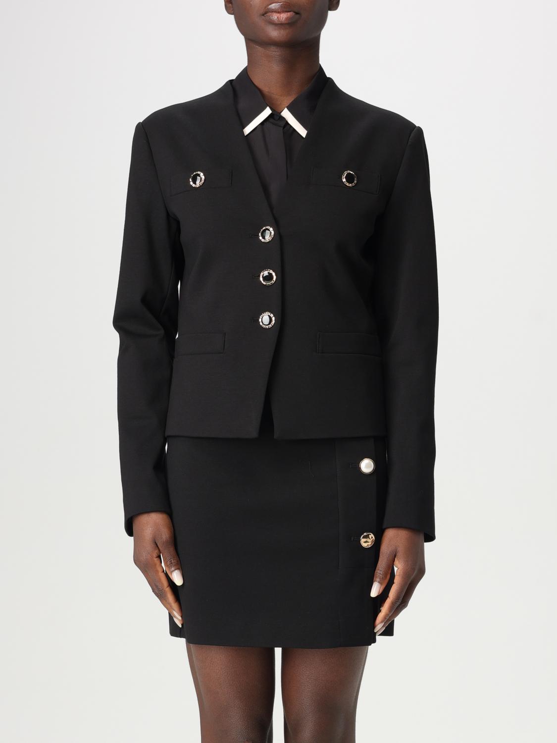 Jewel buttons blazer - Black