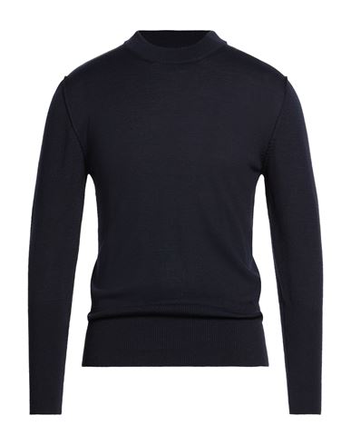 Man Sweater Midnight blue Size 36 Merino Wool, Acrylic
