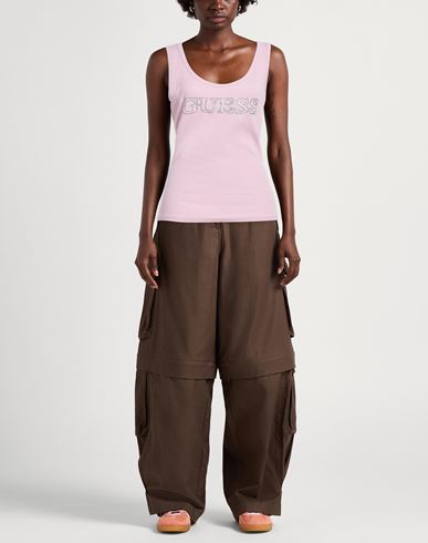 Eco Woman Tank top Pink Size L Organic cotton, Elastane