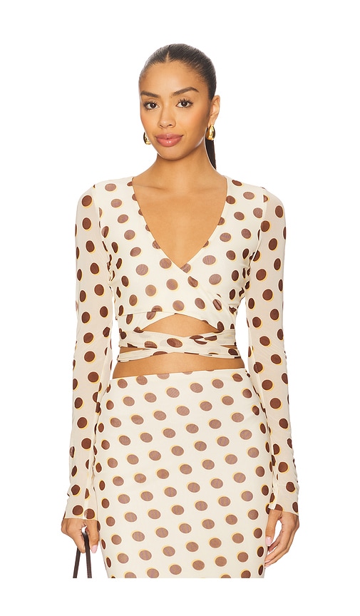 AFRM Halsey Top in Cream. XXL. Also in 1X, 2X, 3X, L, M, S, XL