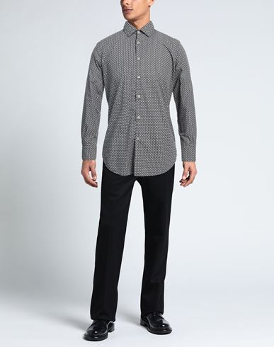 Gmf 965 Man Shirt Black Size 15 ½ Cotton