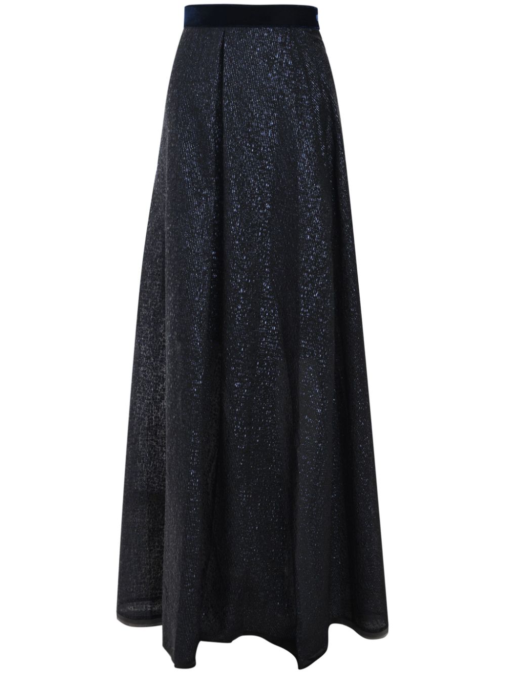 Organza maxi skirt - Blue