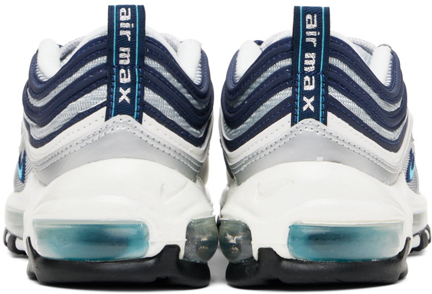 Navy & Silver Air Max 97 Sneakers