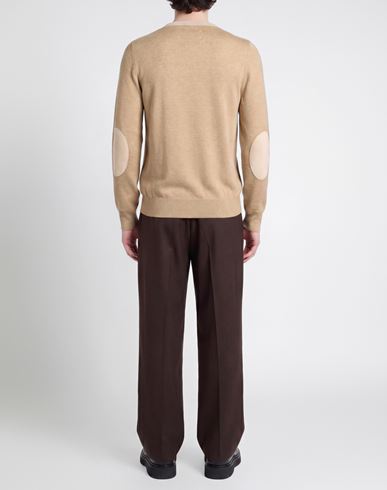 Man Sweater Beige Size L Wool