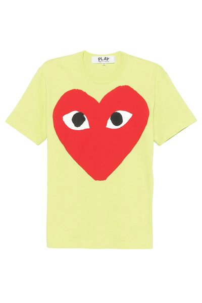 Comme des Garçons Play Heart-Print Jersey T-Shirt