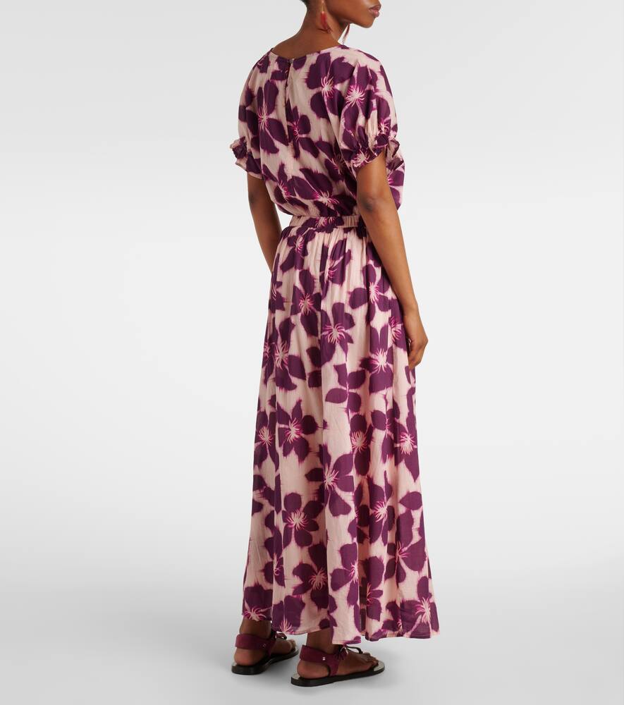 Jess floral cotton voile maxi skirt