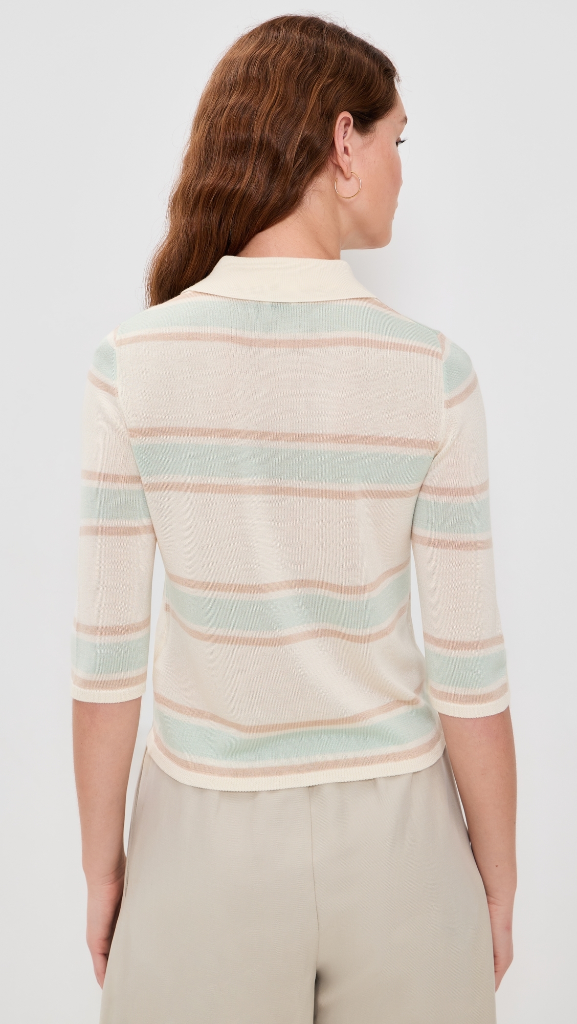 The Range Polo Top Light Mint Combo