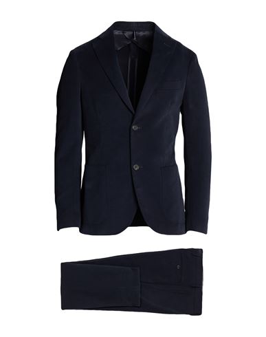 By Slowear Man Suit Midnight blue Size 38 Cotton