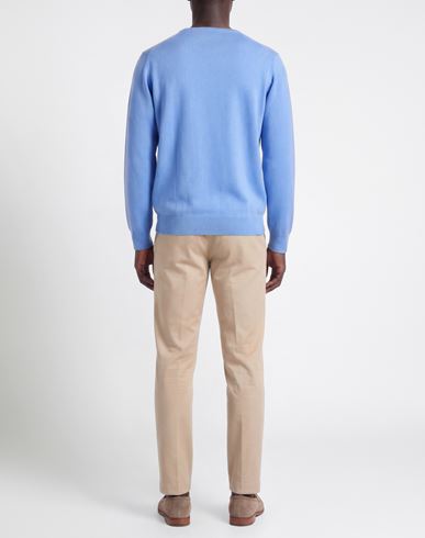 Man Sweater Azure Size 40 Merino Wool, Cashmere