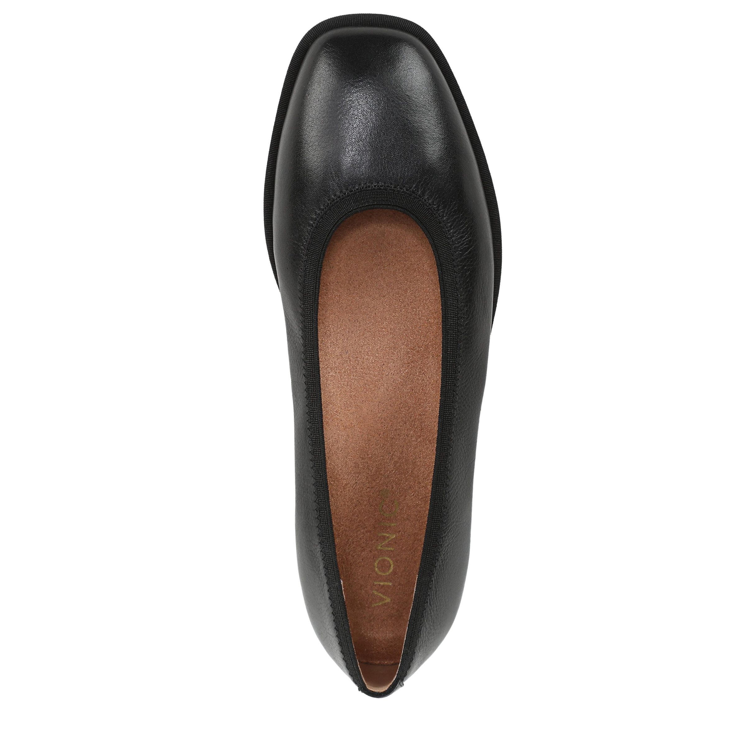 Vionic Women's Caroll 2.0 Ballerina shoe in Black