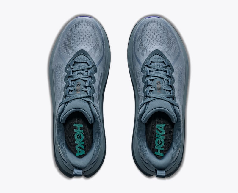 HOKA Men's Kawana 3 Shoes in Faded Navy/Electric Aqua