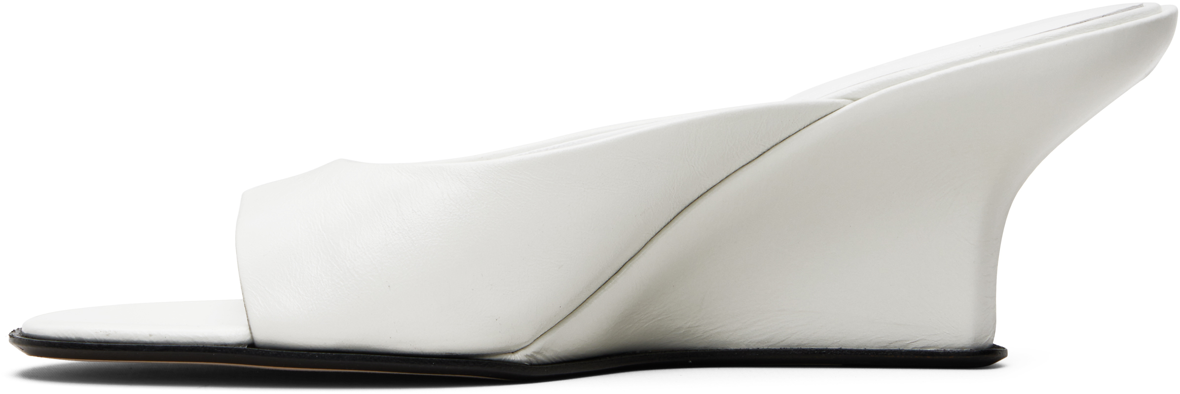 White Caroo Heeled Sandals