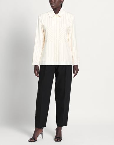 Woman Shirt Ivory Size 8 Viscose, Polyamide, Elastane, Cotton