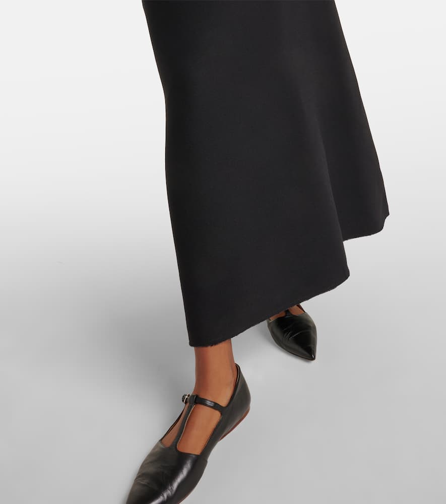 Niahm wool and silk maxi dress