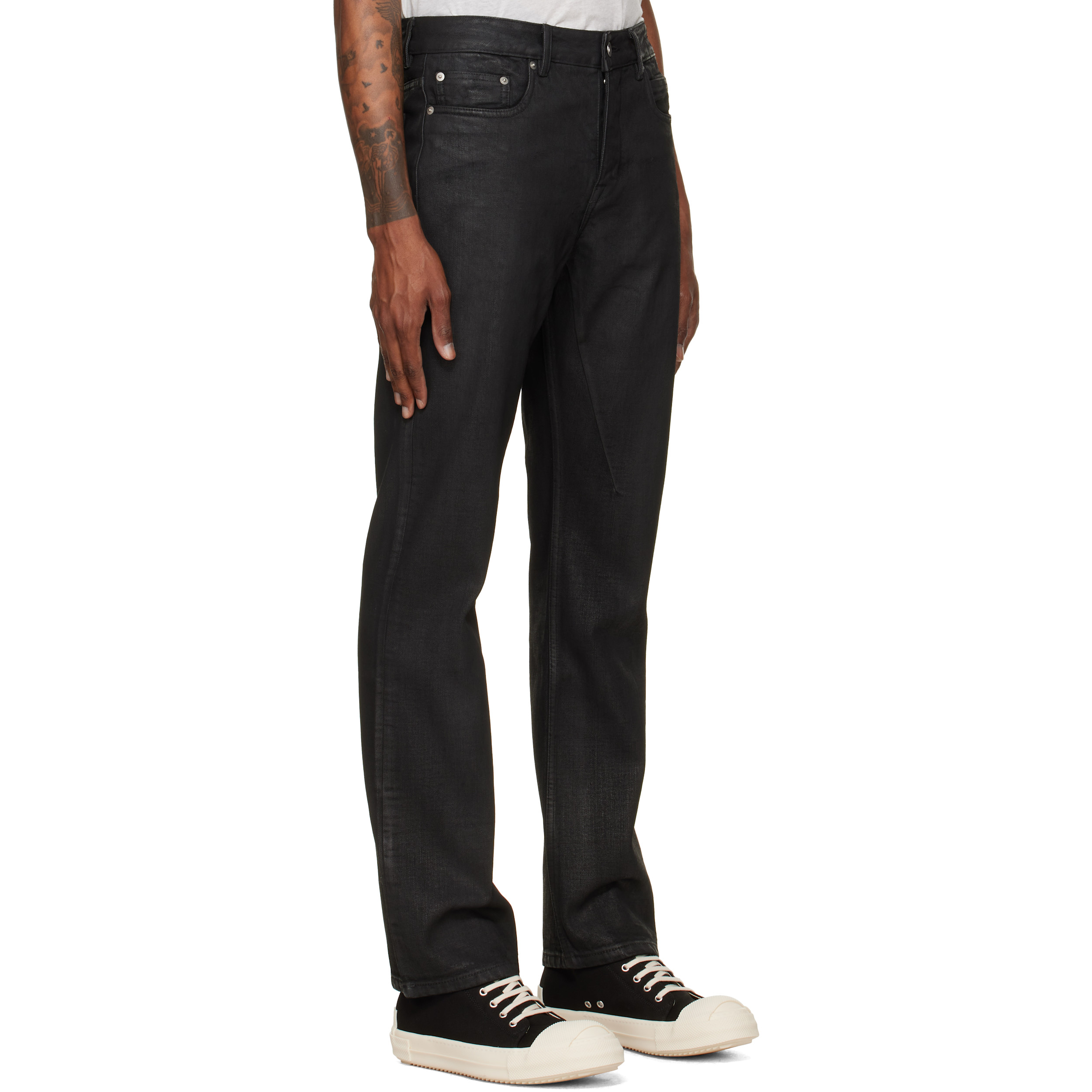 Black Tower Fog Cut Jeans