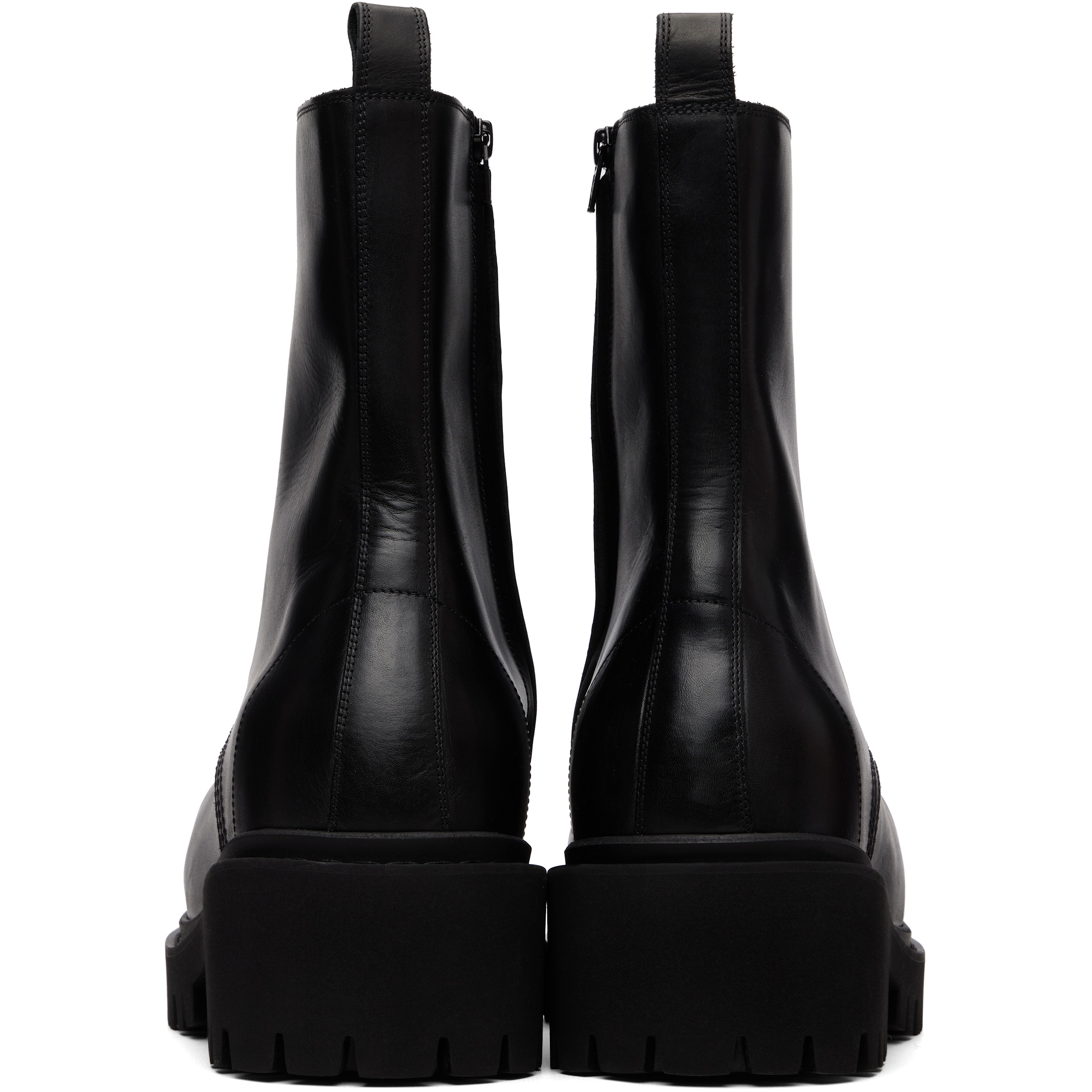 Black Stomper Boots
