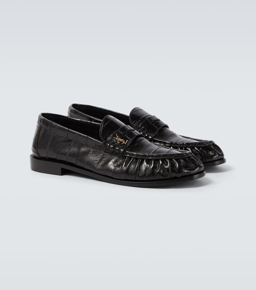 Le Loafer leather penny loafers