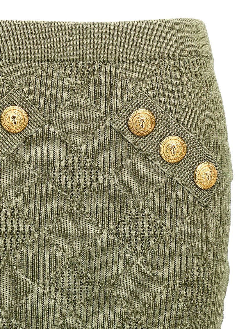 Openwork Knit Skirt Skirts