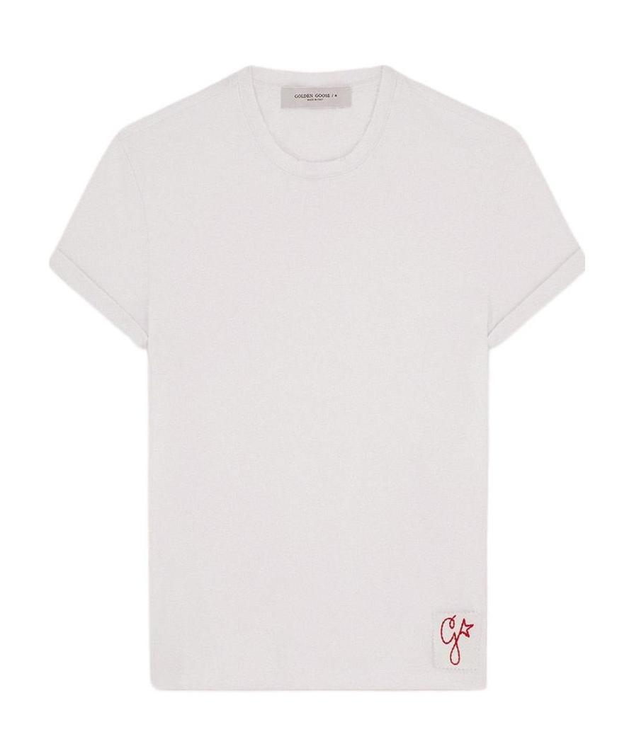 Golden Collection T-shirt in white with a distressed treatment