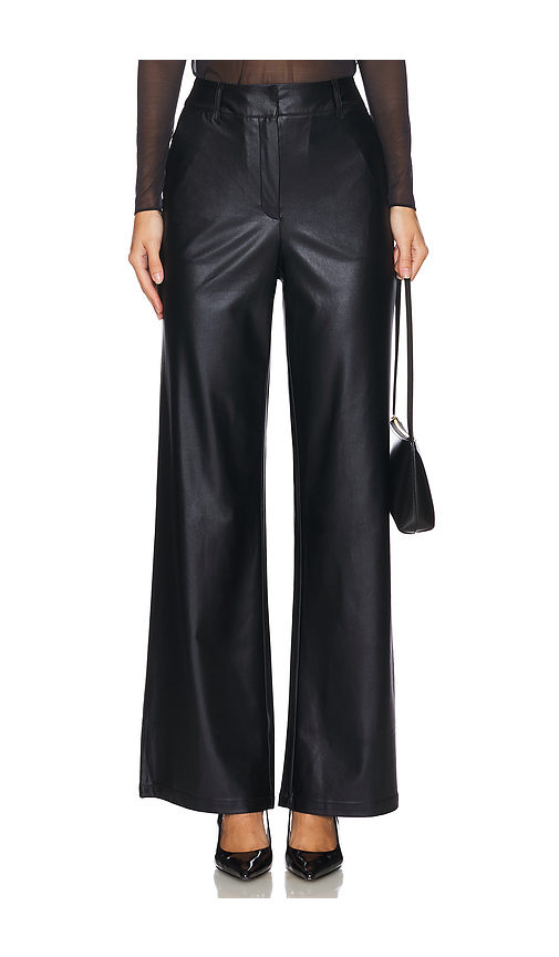 Commando PANTALON MATTE METALLIC WIDE LEG en Black. S. Also en
