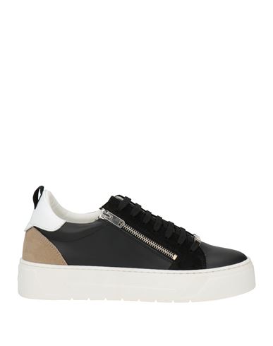 Man Sneakers Black Size 6 Leather